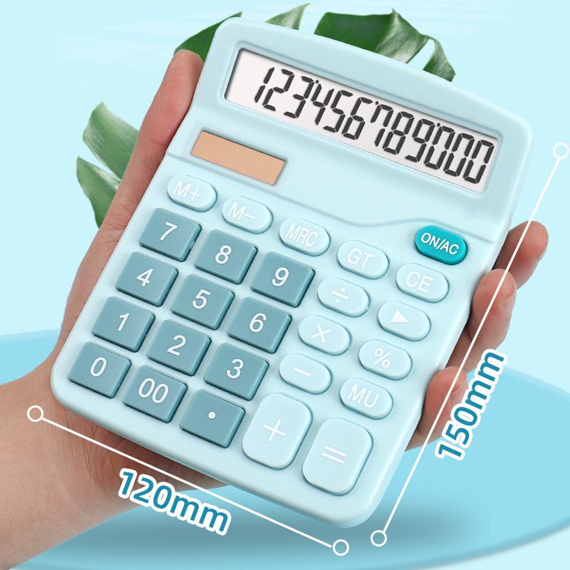 Solar Electronic Calculator Dual Power Supply Calculator for Home Office School Financial Accounting Tools