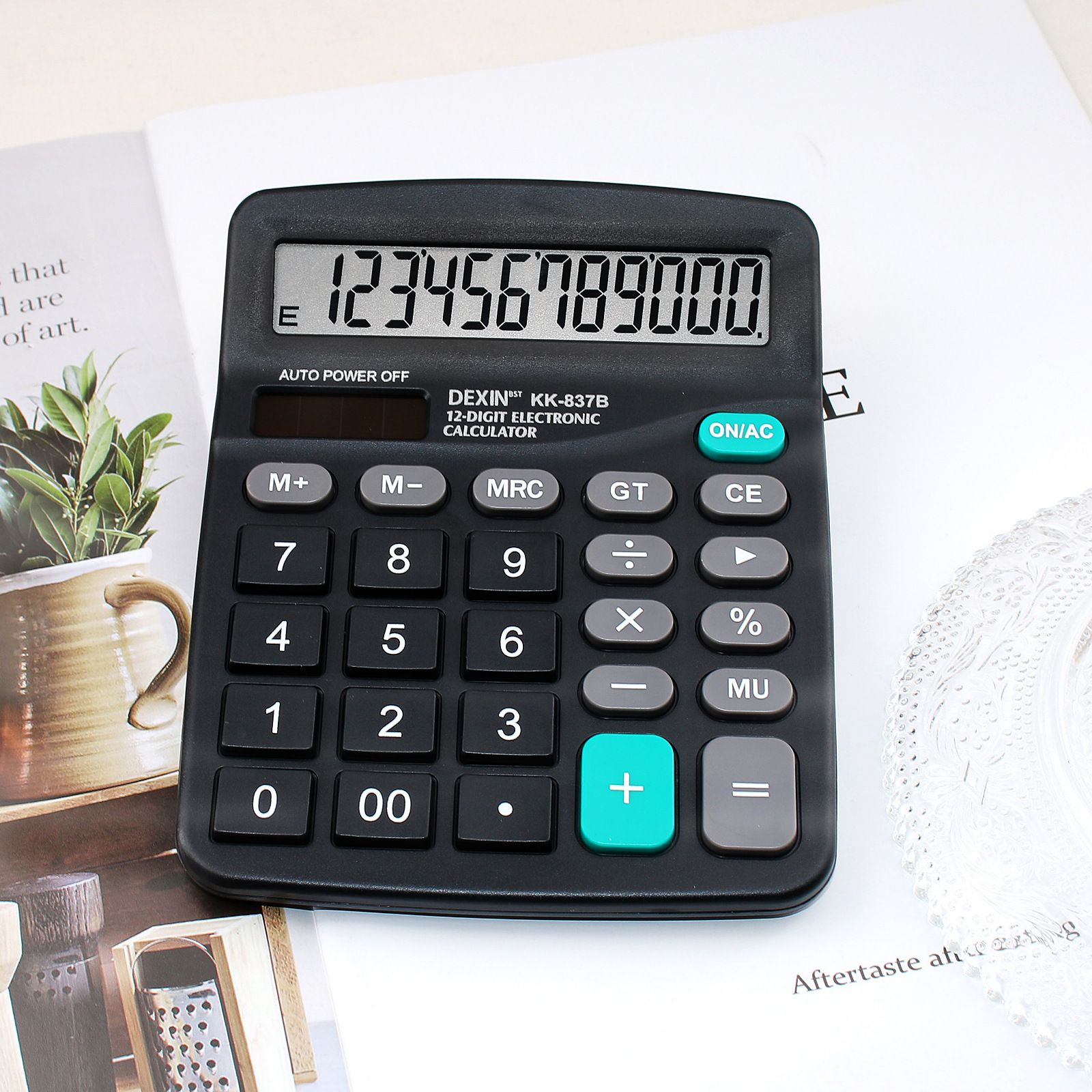 Solar Electronic Calculator Dual Power Supply Calculator for Home Office School Financial Accounting Tools