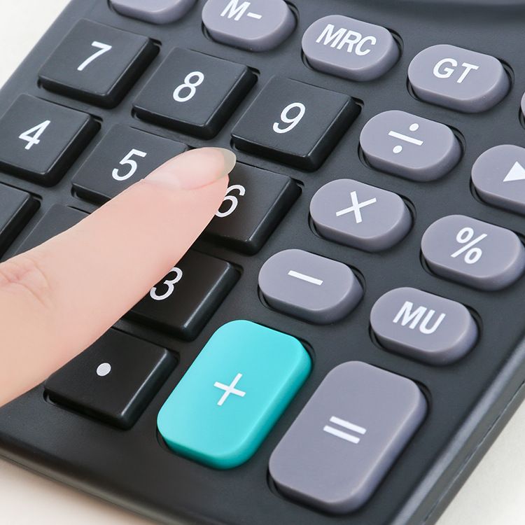 Solar Electronic Calculator Dual Power Supply Calculator for Home Office School Financial Accounting Tools