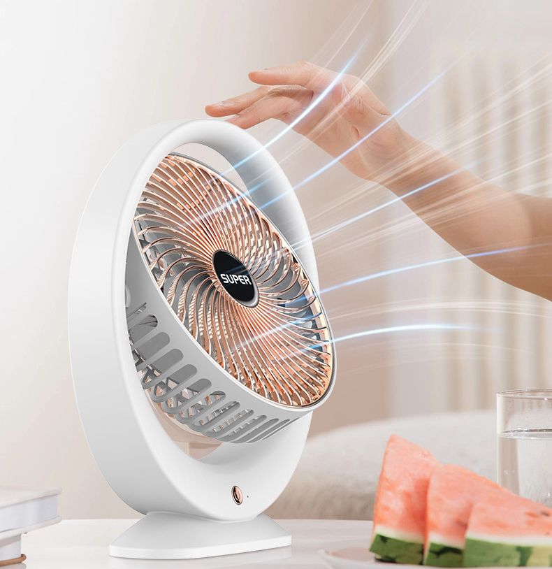 Mini Fan Cool lights table lamp Night Light USB rechargeable desk fan Mini Hand-held fan  portable small Fan with 3 Speeds