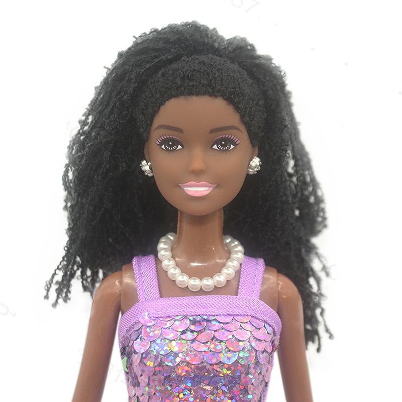 30CM Black Barbie Doll Arm leg joint movable toy doll