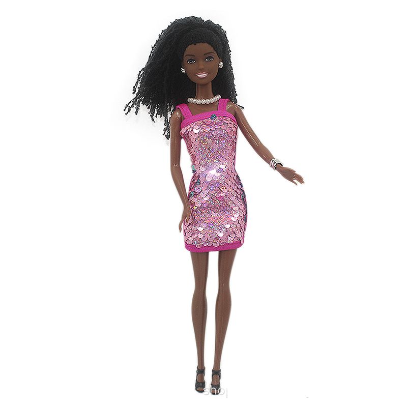 30CM Black Barbie Doll Arm leg joint movable toy doll