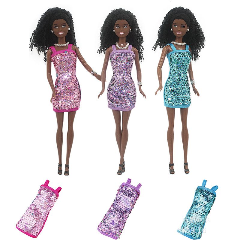 30CM Black Barbie Doll Arm leg joint movable toy doll