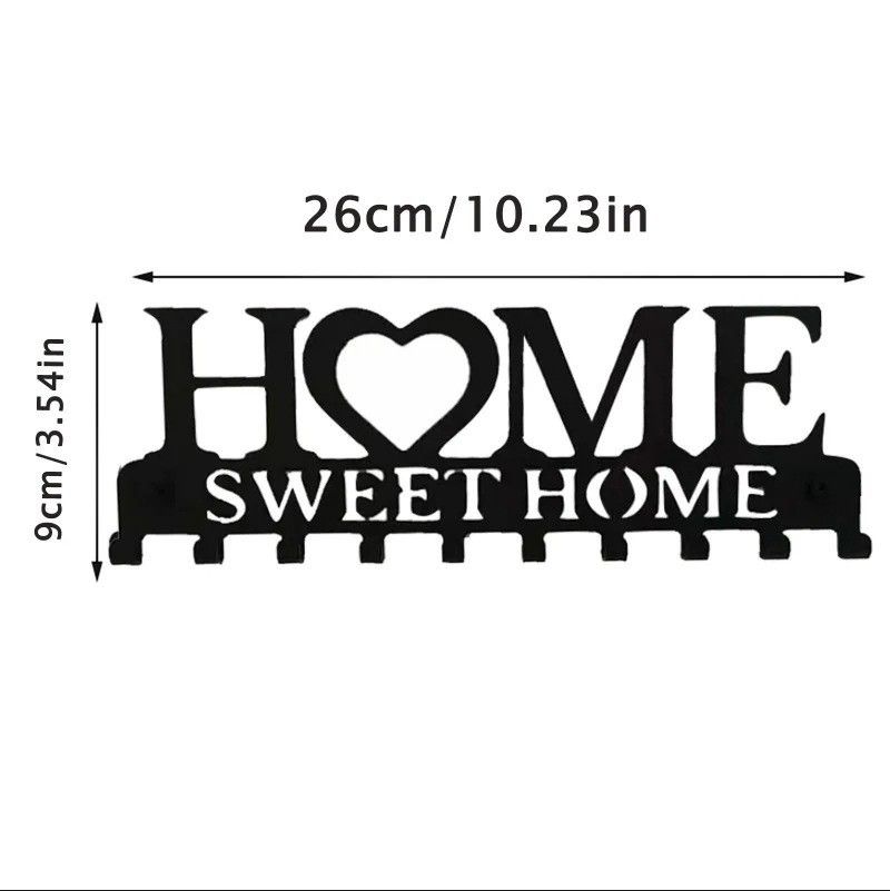 Key Holder Kitchen Rack  Wall Decorative Wall Organizer Key Hanger Bathroom Door Holder Hanger Towel Holder Key Hooks