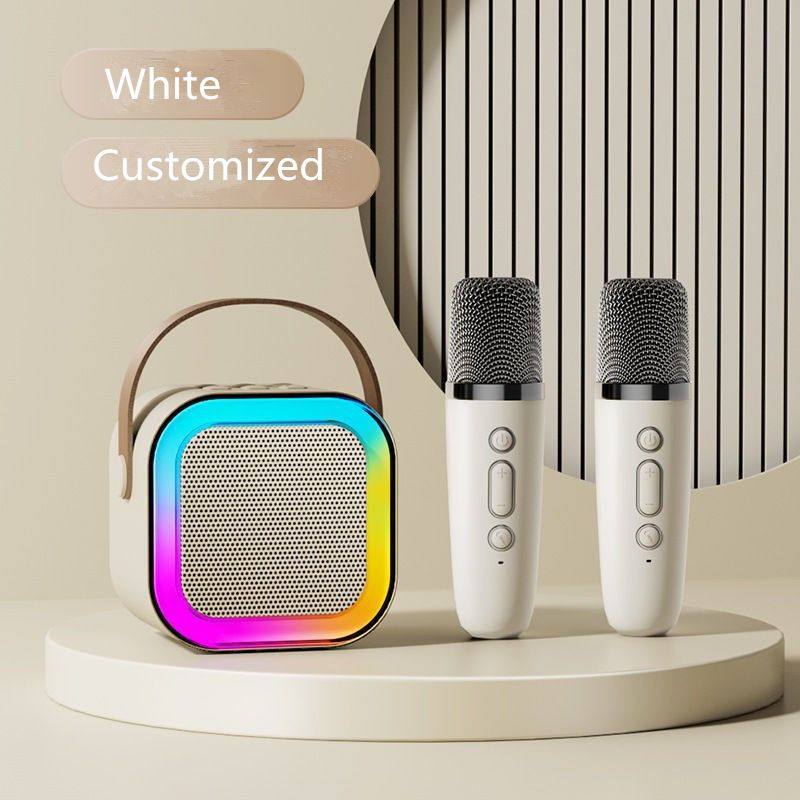 3in1 【Mini Size】 Wireless Microphones Bluetooth Speaker  Portable Small Home Outdoor Bluetooth Speaker Wireless Subwoofer