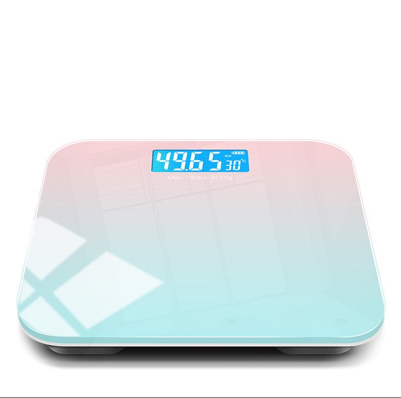 Gradient colors Accurate weight scale LCD screen display Body Weight Scales Bathroom Scale Electronic Digital Scale
