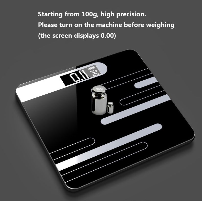 The Modern Concise Style Accurate weight scale LCD screen display Body Weight Scales Bathroom Scale Electronic Digital Scale