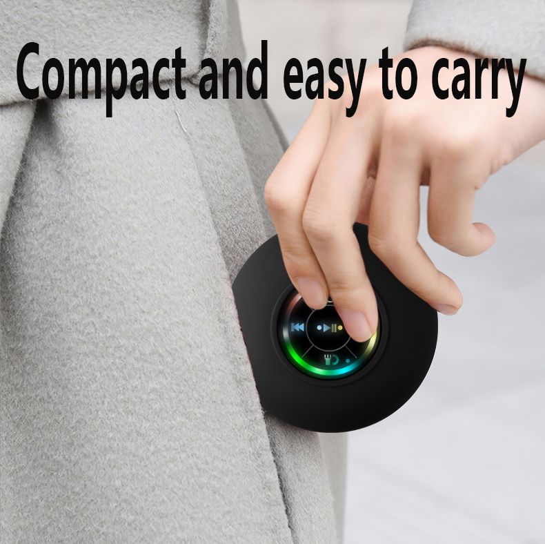 Waterproof Bluetooth Speakers Mini Speaker Portable Subwoofer Outdoor Small Speaker Suction cups can be attached to bathroom walls