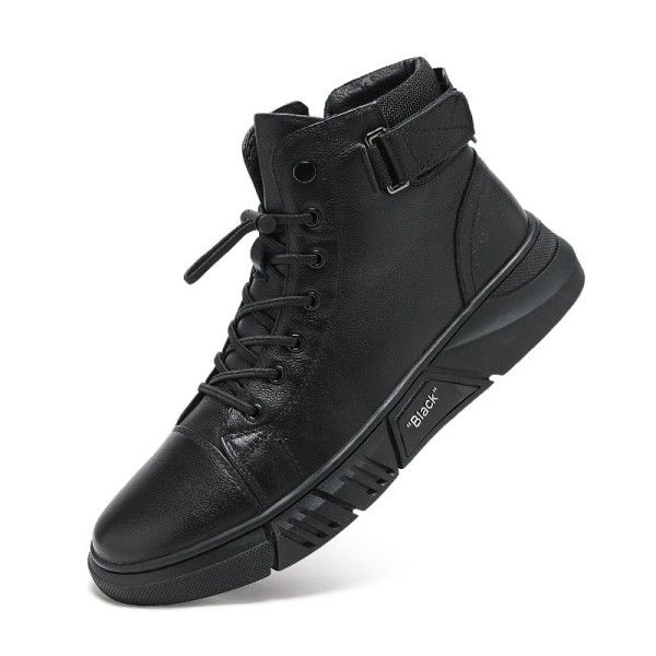 Men's Outdoor Casual Shopping Martens High Top Casual Leather Boots Ankle & Bootie
