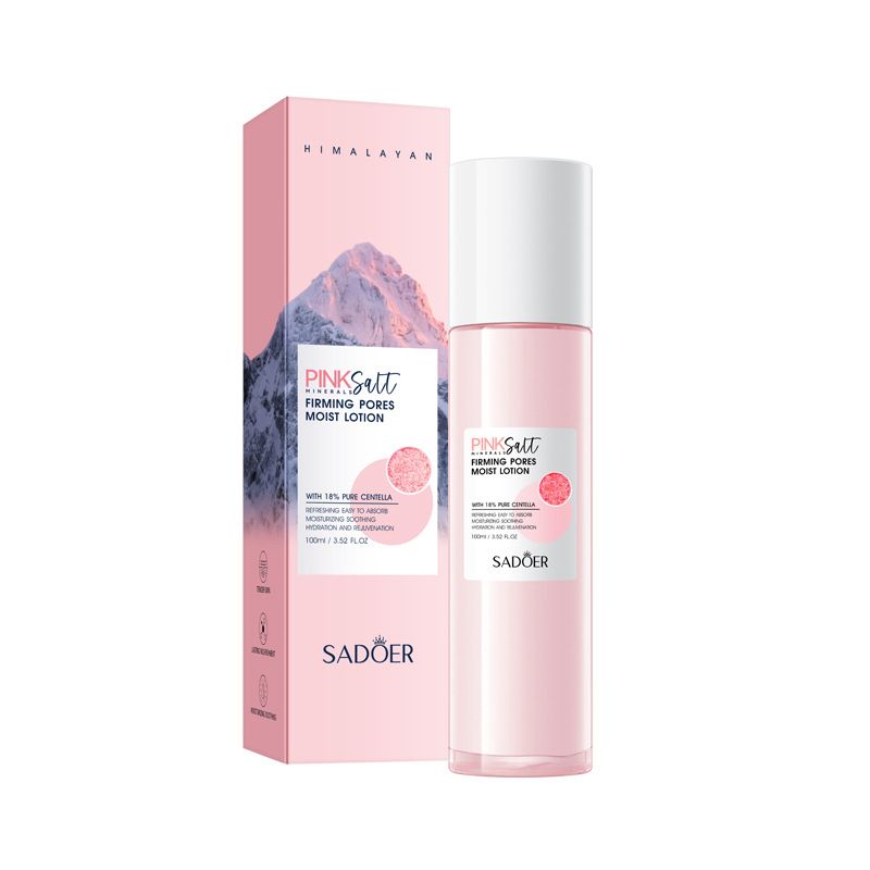 Himalayan Pink Salt Pore Tightening Moisturizing Lotion Skin Water Lotion