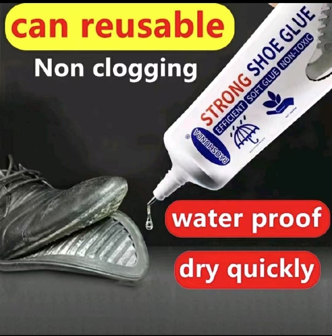 60g Shoe Glue Waterproof Quick-drying Repair Shoes Universal Adhesive Glue Instant Shoe Adhesive Shoemaker Professional Repair Tools