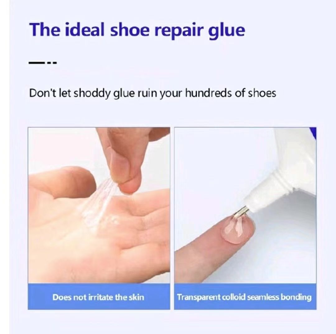 60g Shoe Glue Waterproof Quick-drying Repair Shoes Universal Adhesive Glue Instant Shoe Adhesive Shoemaker Professional Repair Tools