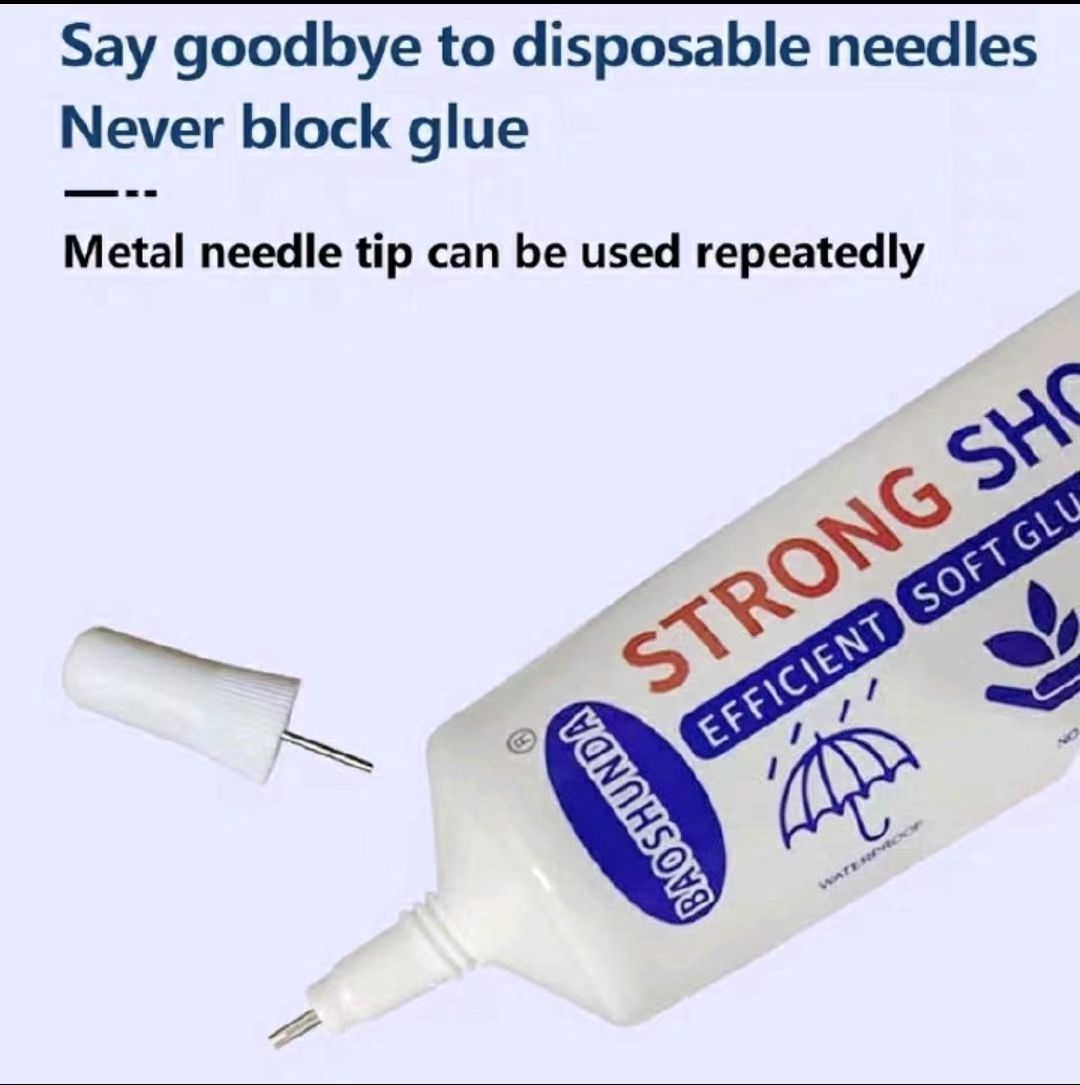 60g Shoe Glue Waterproof Quick-drying Repair Shoes Universal Adhesive Glue Instant Shoe Adhesive Shoemaker Professional Repair Tools