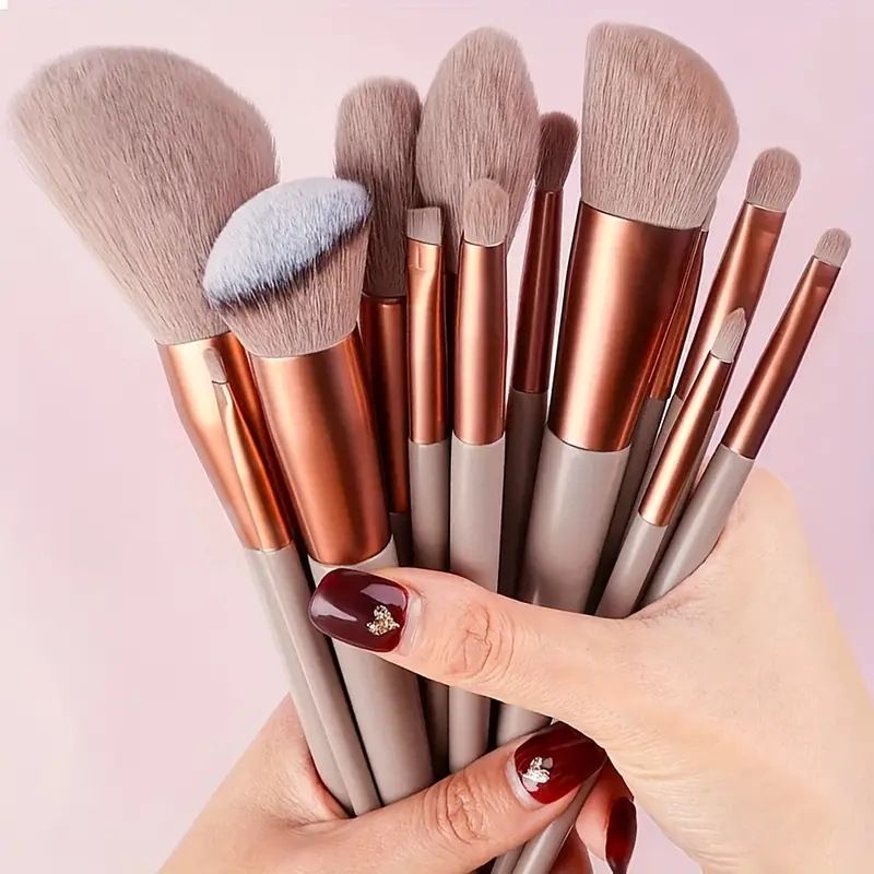 13Pcs Makeup Brushes Set Foundation Powder Eyeshadow Concealer Blending Makeup brush set Beauty Tool with Bag New Arrival