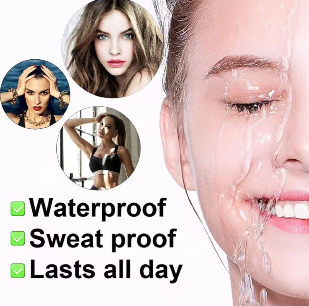 4 Tip Microblading Tattoo Eyebrow Pencil Brow Tattoo Pen Paint Makeup Eyebrows Waterproof Gray Brown