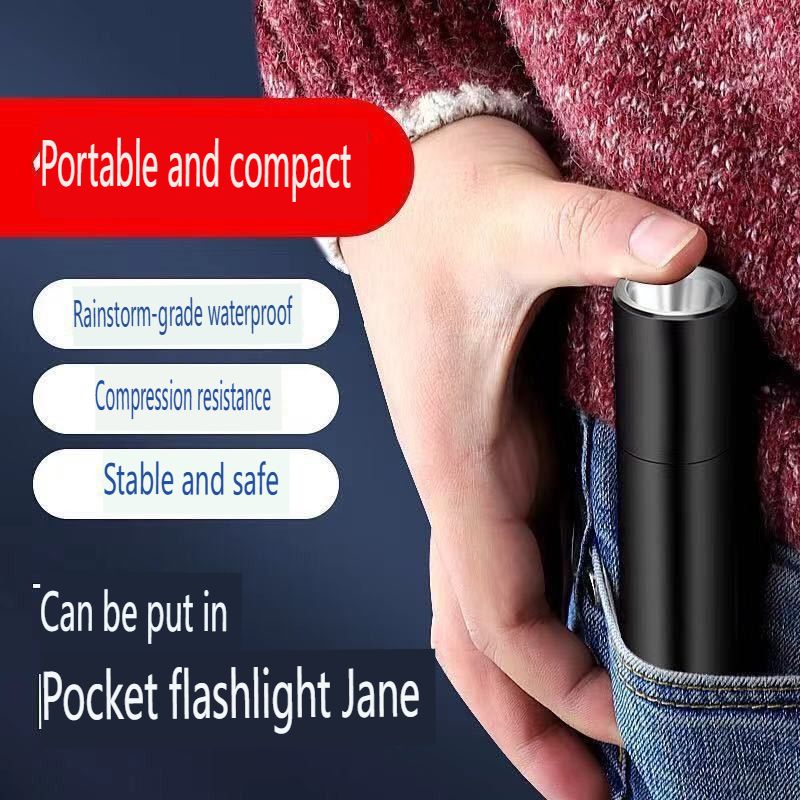 QSF LED Rechargeable Flashlights High Power and High Brightness Led Lights Strong Light Waterproof Long Shot Professional Portable Torch Light Super Small Durable Flashlight  Outdoor Lighting Torches