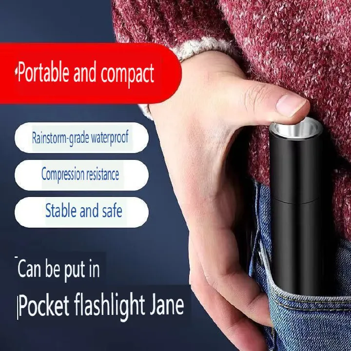 QSF LED Rechargeable Flashlights High Power and High Brightness Led Lights Strong Light Waterproof Long Shot Professional Portable Torch Light Super Small Durable Flashlight  Outdoor Lighting Torches