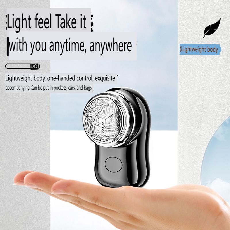 FH060 Mini Electric Shaver Small And Convenient Charging Car Travel Beard Knife Single Head Razor Shaving Machine