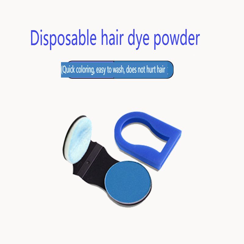 3PCS Disposable hair dye powder, temporary hair dye cream, fluorescent hair powder, stage show, check-in, photo shooting, hair powder, easy to wash