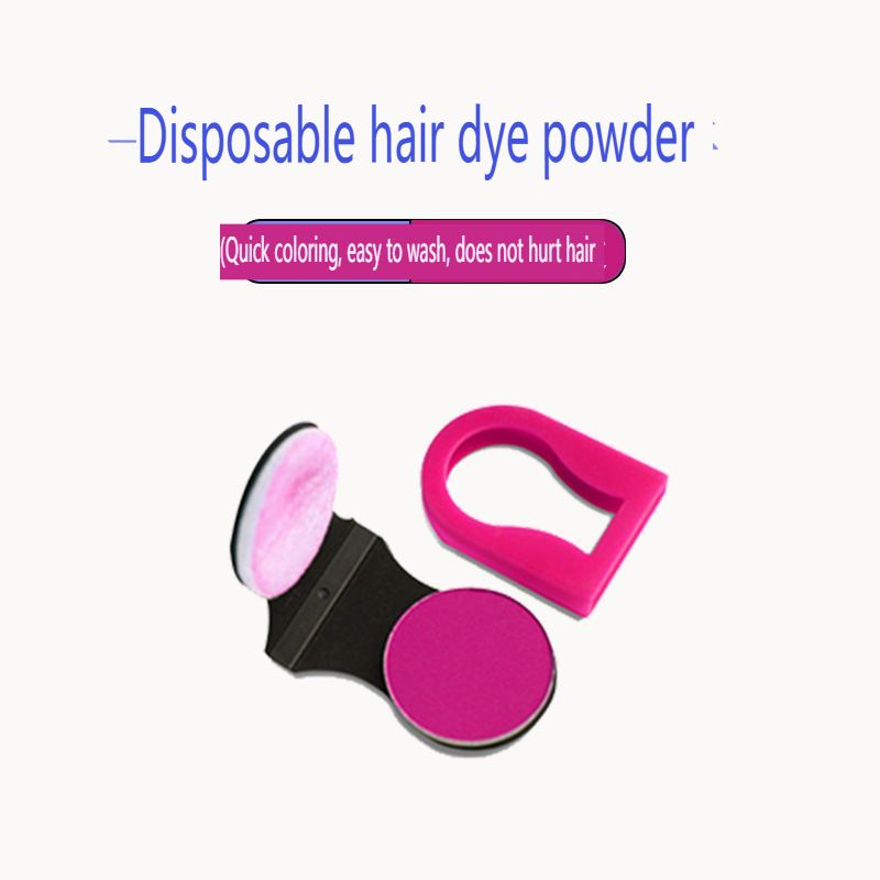 3PCS Disposable hair dye powder, temporary hair dye cream, fluorescent hair powder, stage show, check-in, photo shooting, hair powder, easy to wash
