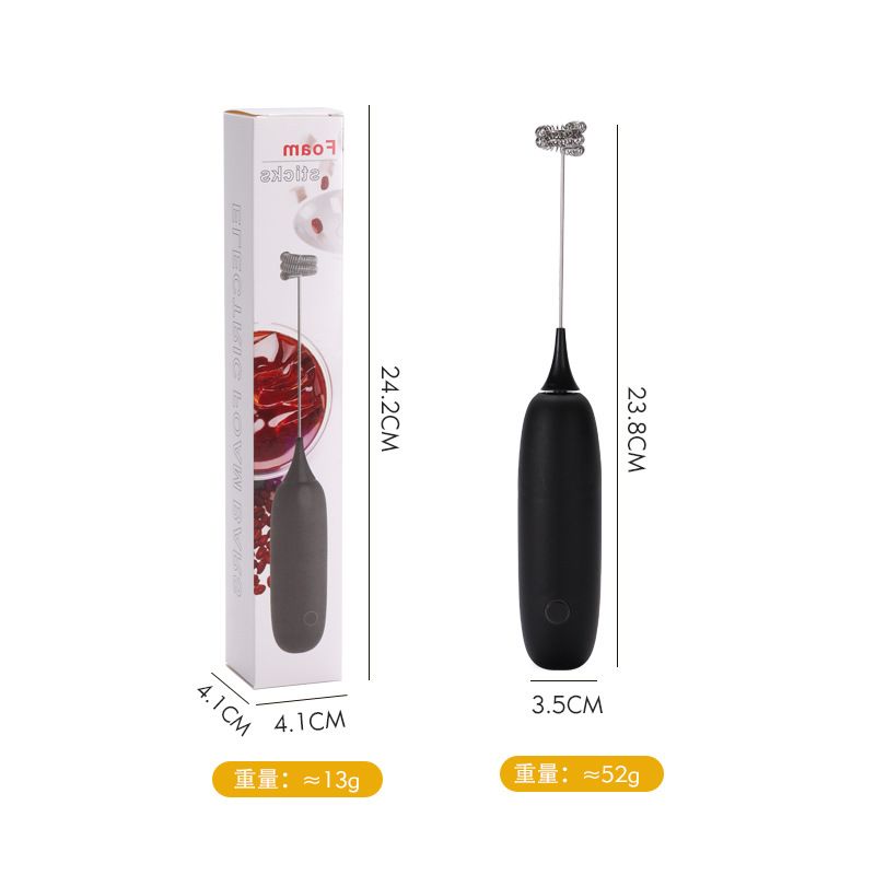 Electric Frother Mini Handheld Wireless Blender Household Small Whisk Milk Coffee Milk Frother Blender