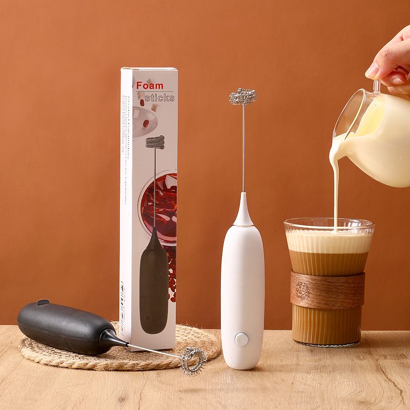 Electric Frother Mini Handheld Wireless Blender Household Small Whisk Milk Coffee Milk Frother Blender