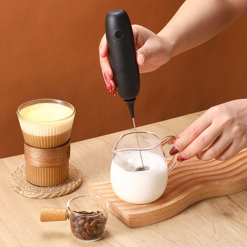 Electric Frother Mini Handheld Wireless Blender Household Small Whisk Milk Coffee Milk Frother Blender