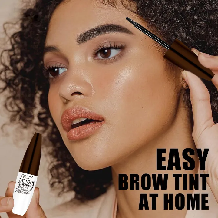 Tear-off and dye eyebrow balm, semi-permanent eyebrow pencil, waterproof and sweat-proof, natural long-lasting tear-off brow balm