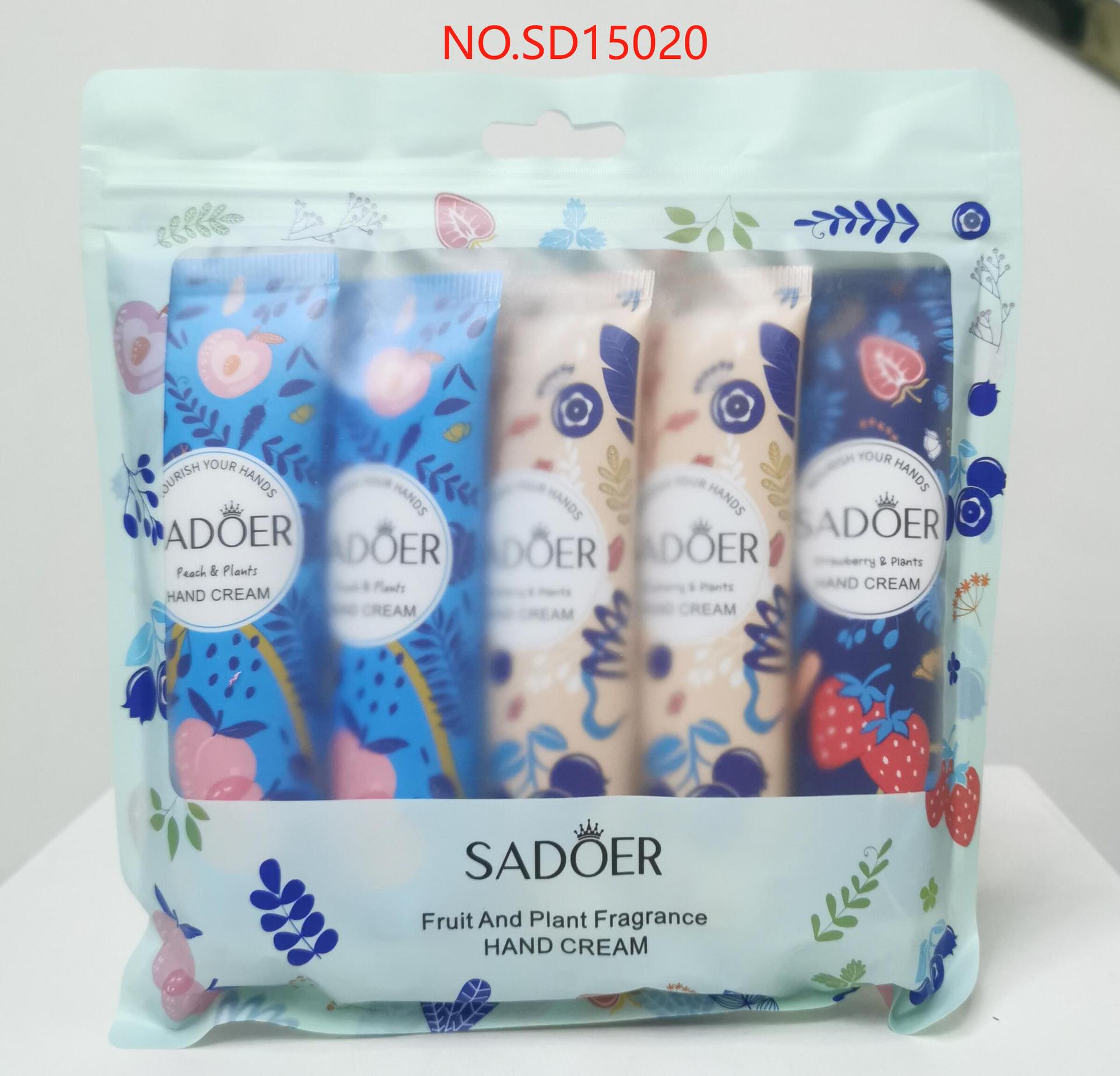 5 PCS/Set Fruit Moisturizing Hand Cream Nourish Hand Care Hand Lotion Moisturize Stratum Corneum  Hands Hydration Moisturizing Skin Care Creams for Dry Cracked Hands