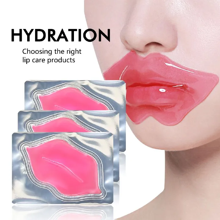 3pcs Lip mask to lighten dark areas around the lips, remove dead skin, reduce lip lines; moisturizing lip patch, women's lipstick lips mask