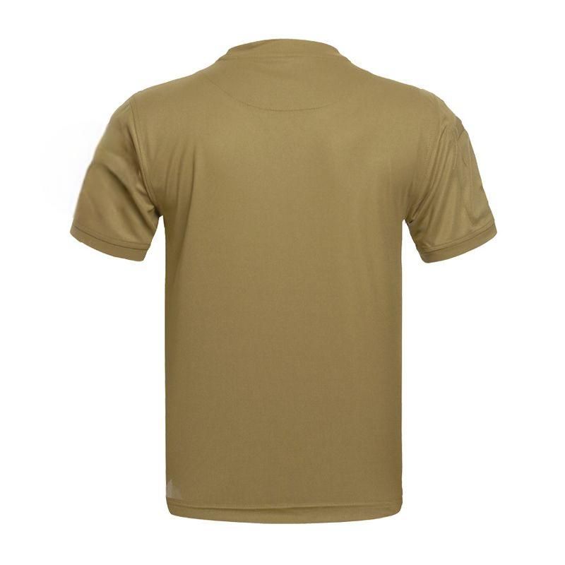 T-Shirts Outdoor T-Shirt Men Simple Personality With Loose Round Neck Tactical Short Sleeve Elastic Quick Drying Camouflage Training Casual Short Sleeve