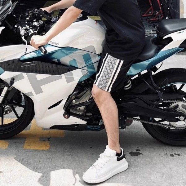 Skateboarding Men's Leather Non-Slip Wear Sports Casual Board Shoes Small White Shoes