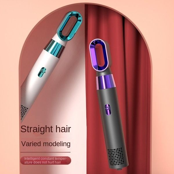 Three-In-One Hot Air Comb Multi-Functional Home Automatic Suction Straightening Hair Dryer Without Leaves Hot-Air Brushes