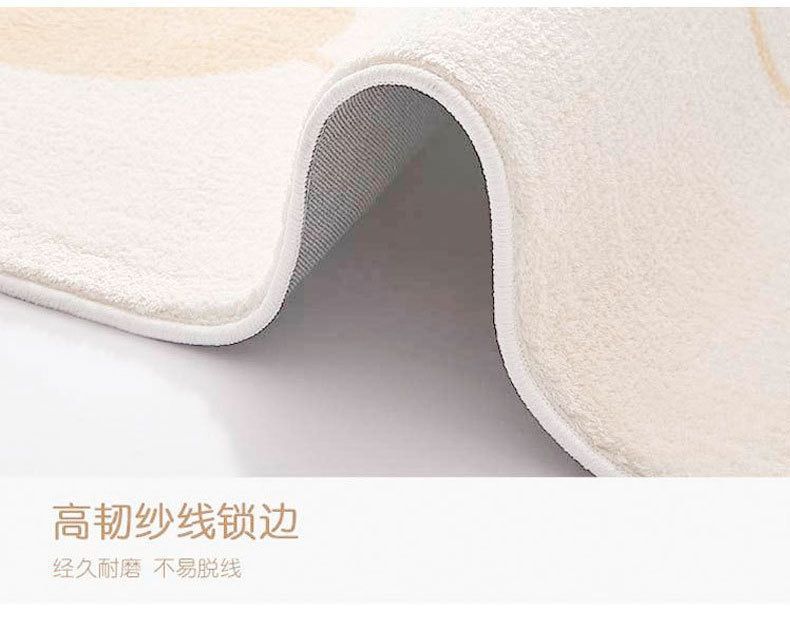 Toilet Non-Slip Bathroom Absorbent Mat Entry Door Thickened Imitation Cashmere Bedroom Carpet  Bath Rugs