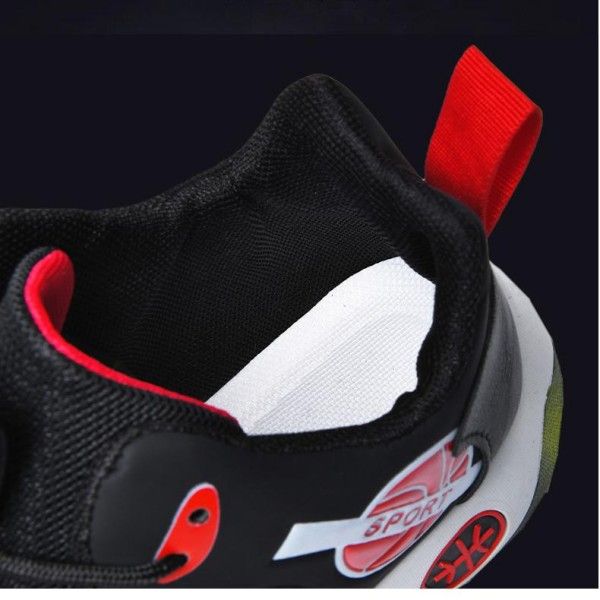 Men's Mid-Top Lace-Up Anti-Slip Wear-Resistant Sports Breathable Basketball Shoes Sneakers