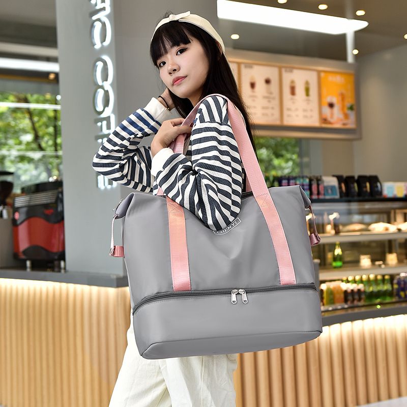Foldable Large Capacity Travel Bag Dry And Wet Separation Outdoor Storage Yoga Fitness Bag