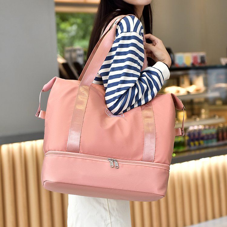 Foldable Large Capacity Travel Bag Dry And Wet Separation Outdoor Storage Yoga Fitness Bag