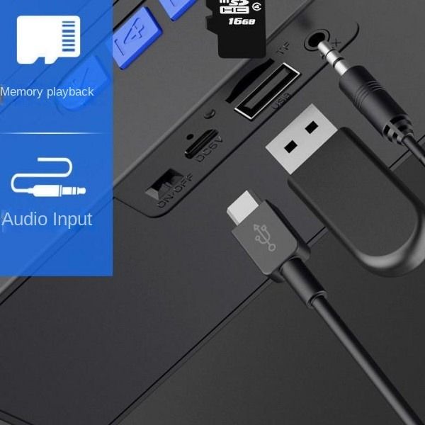 Wireless Bluetooth Smart Audio Computer Subwoofer Outdoor Convenience Radio Bluetooth Speaker