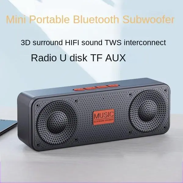Wireless Bluetooth Smart Audio Computer Subwoofer Outdoor Convenience Radio Bluetooth Speaker