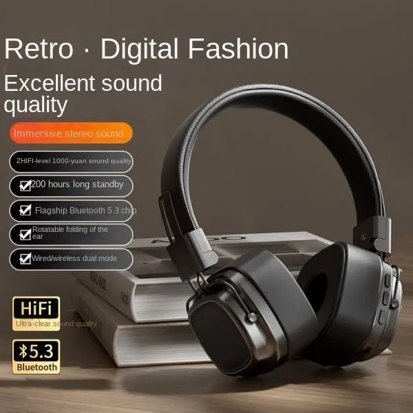 Headwear Heavy Bass Wireless Bluetooth Mobile Phone Universal Esports Headset Headset Bluetooth Earphones