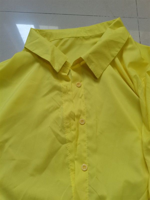 A Two-Piece Set Of Fashionable Long-Sleeved Shirt And Printed Trousers For Ladies