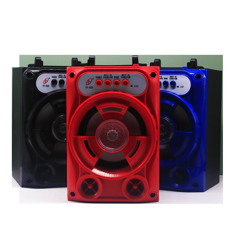 Portable Square Dance B16 Wireless Bluetooth Card Speaker