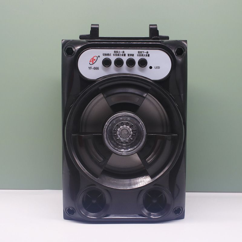 Portable Square Dance B16 Wireless Bluetooth Card Speaker
