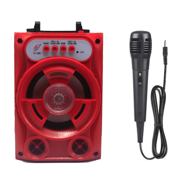 Portable Square Dance B16 Wireless Bluetooth Card Speaker