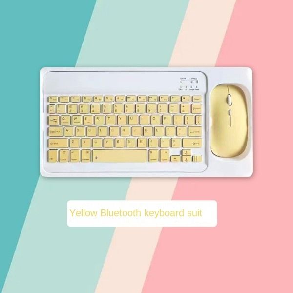 Bluetooth Keyboard And Mouse Set Tablet Portable Voice Recorder Lettering Keyboard  Keyboard & Mouse Combos