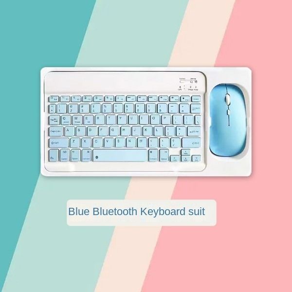 Bluetooth Keyboard And Mouse Set Tablet Portable Voice Recorder Lettering Keyboard  Keyboard & Mouse Combos