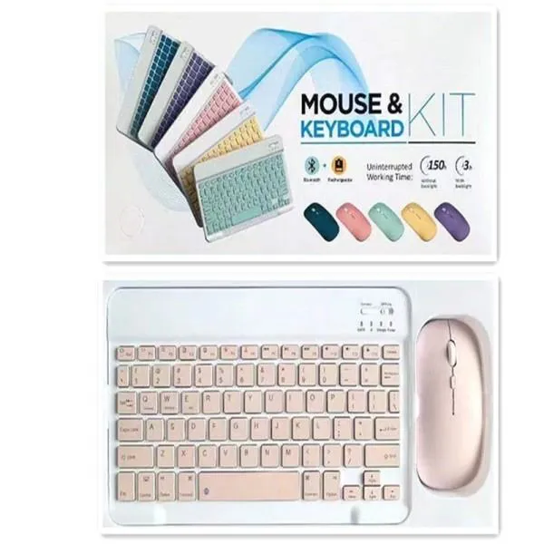 Bluetooth Keyboard And Mouse Set Tablet Portable Voice Recorder Lettering Keyboard  Keyboard & Mouse Combos