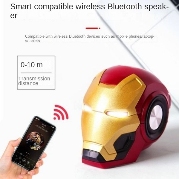 Creative Iron Man Transformers Bumblebee Cartoon Bluetooth Speaker