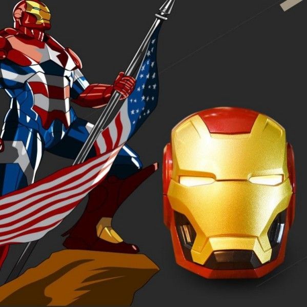 Creative Iron Man Transformers Bumblebee Cartoon Bluetooth Speaker