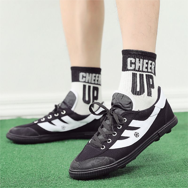 Adult Pre-Lace-Up Student Soccer Shoes Men's And Women's Rubber Nails Physical Education Artificial Grass Training Shoes Black,EU36